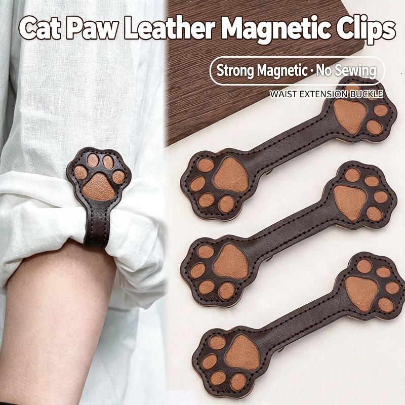 Leather Works - 2 Stück Premium-Leder-Magnethüllen-Clips mit starkem Magnetverschluss