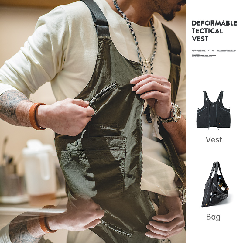 Leather Work Vest - Maden 2023, neues Design, männlich, lässig,