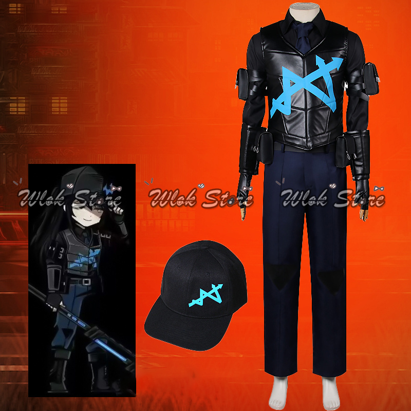 Leather Work Vest - Spiel Limbus Company Cosplay Hong Lu