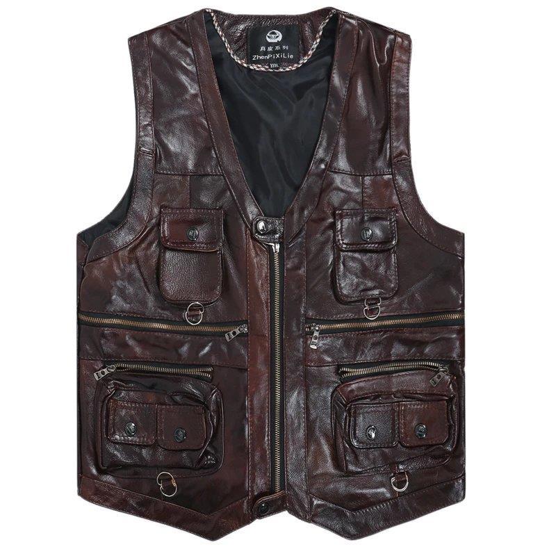 2023 rindsleder Echtes Leder W – Leather Work Vest Bewertung und Preis