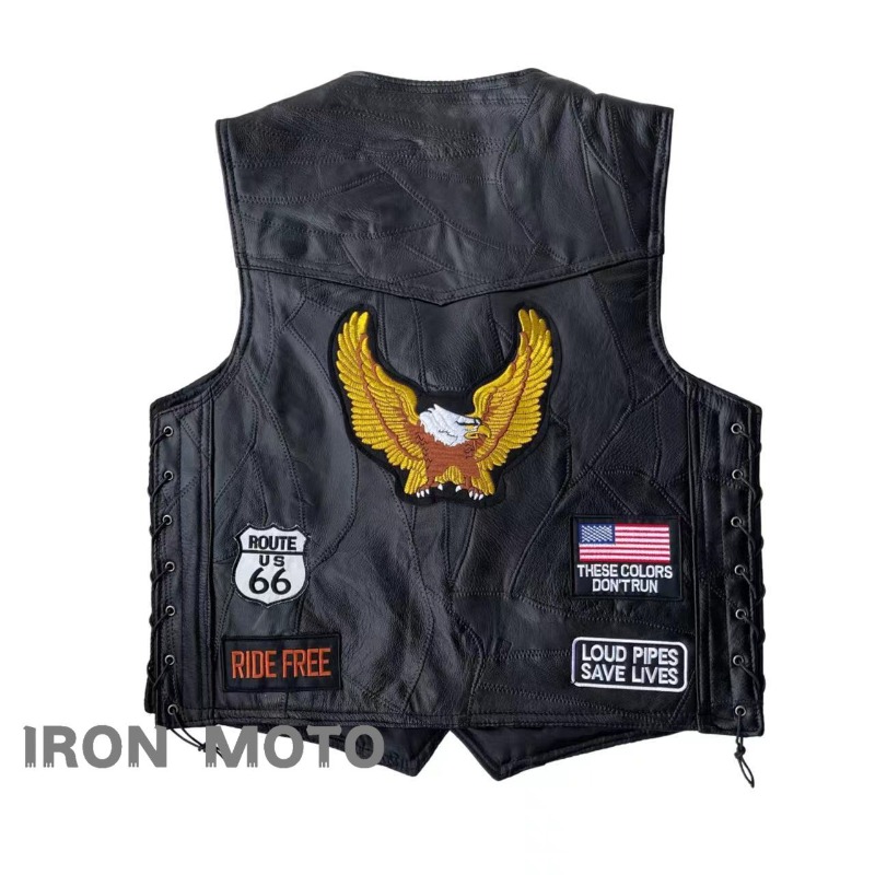 NEUE Motorradwesten für Herren – Leather Work Vest Bewertung und Preis