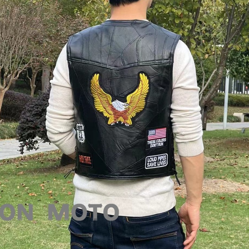 NEUE Motorradwesten für Herren – Leather Work Vest Bewertung und Preis