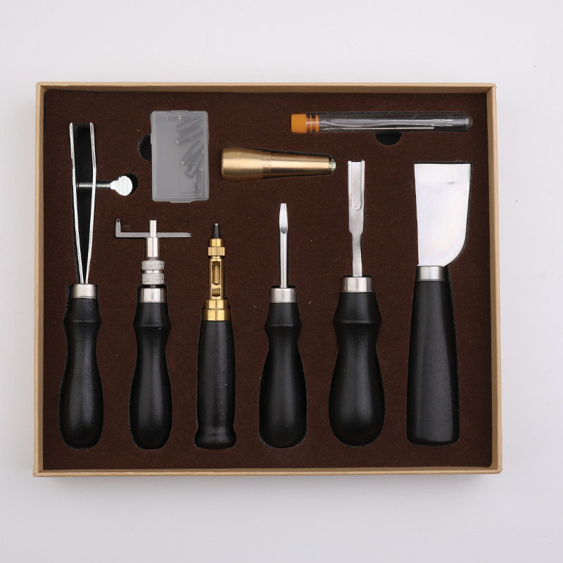 Komplettes Leder-Handnähset, P – Leatherwork Kits For Beginners Bewertung und Preis