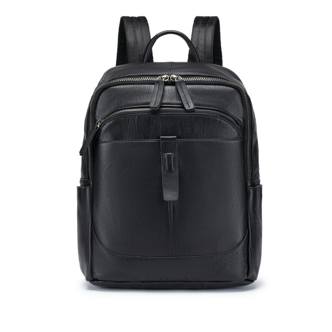 Schwarzer Herren-Rucksack aus  – Leather Work Rucksack Mens Bewertung und Preis