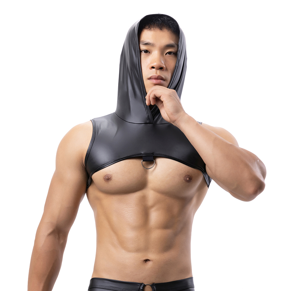 Männer Kunstleder Mit Kapuze F – Leather Work Vest Bewertung und Preis