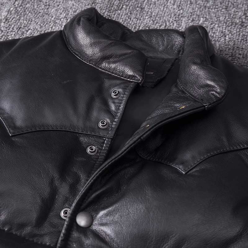 Herren Slim Fit Lederjacke Sch – Leather Work Vest Bewertung und Preis