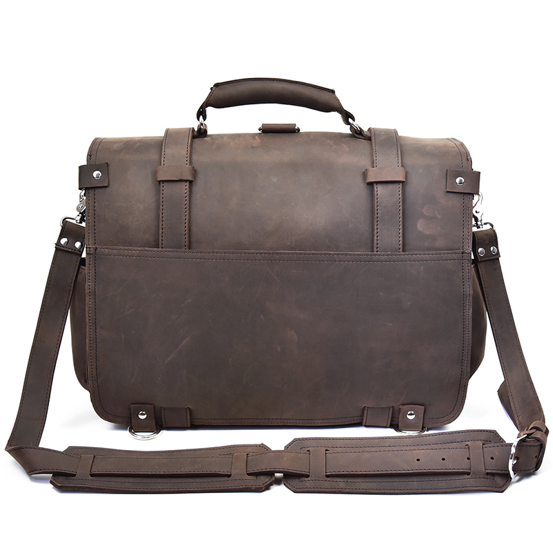 Männer Dicke Crazy Horse Leder – Leather Work Rucksack Mens Bewertung und Preis
